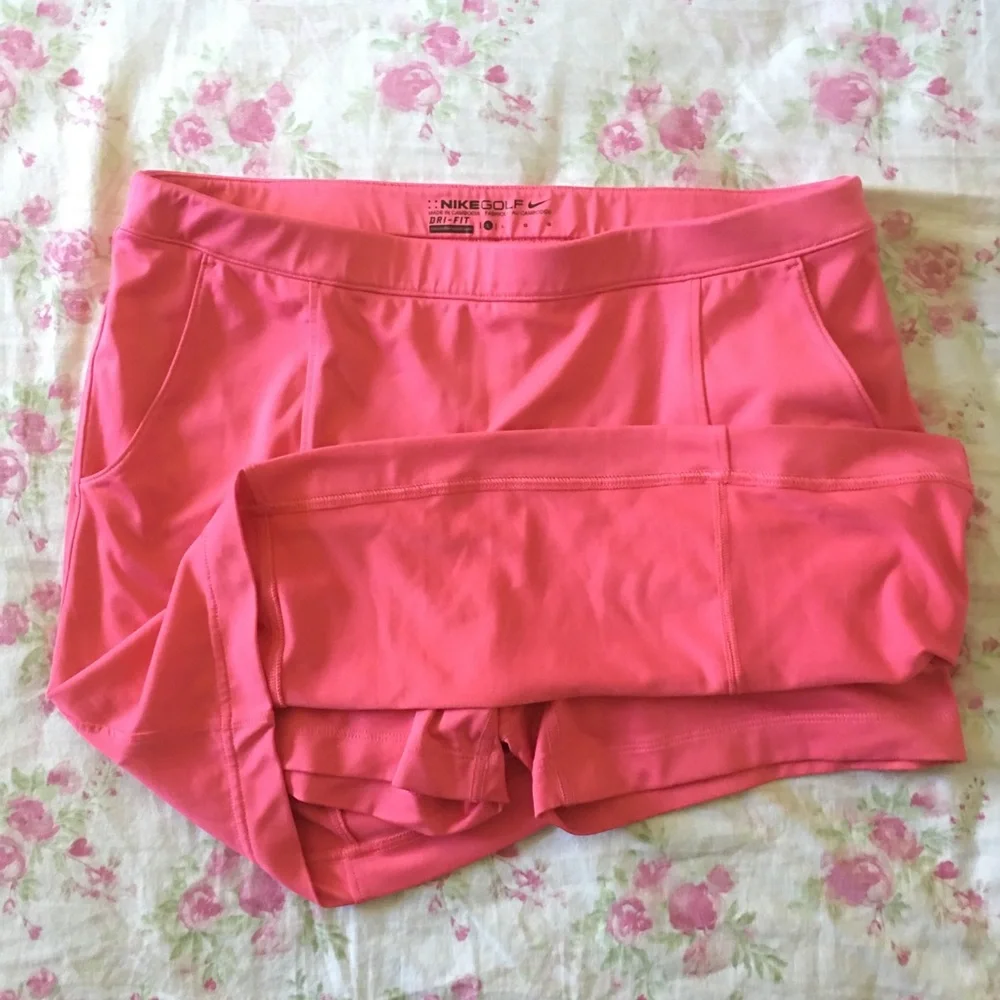 Nike Dri-Fit Girls Pink Golf Skort Size Large - Picture 2 of 7